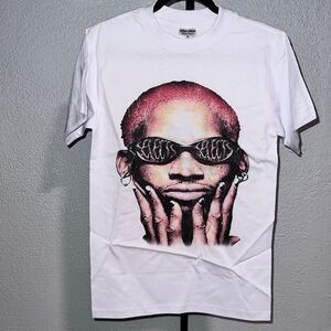 NWOT Shaka Wear Dennis Rodman Streetwear Essentials Tee size M